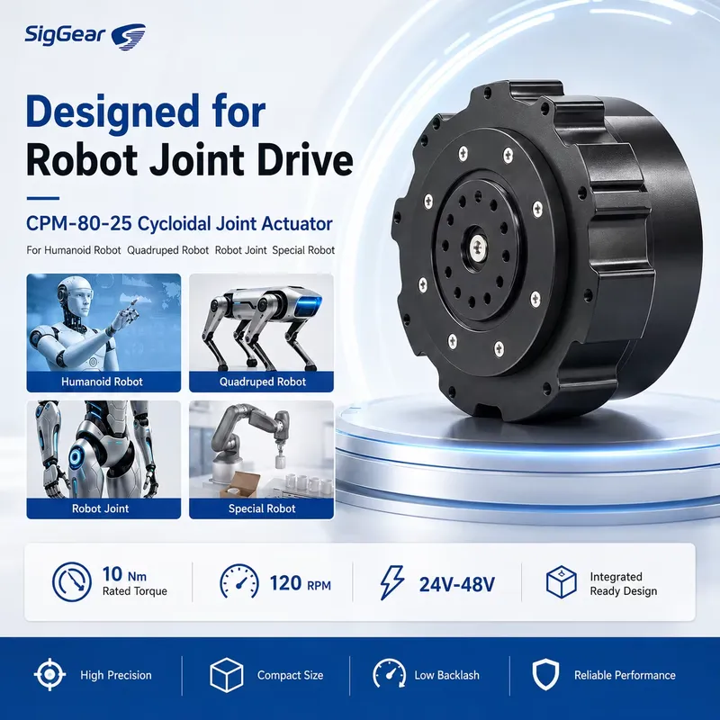 Cycloidal Reducer Bldc Motor - SigGear 80mm BLDC Cycloidal Gear Motor