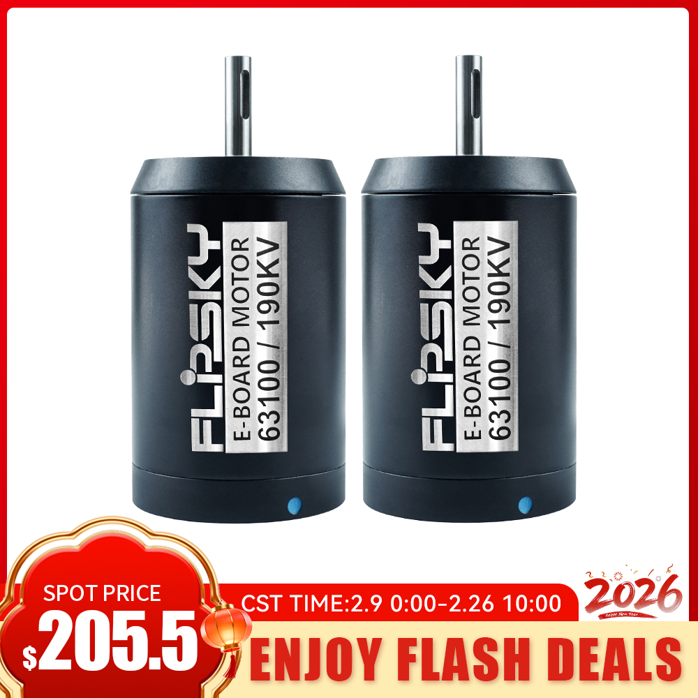 63100 Brushless Motor 140Kv - Flipsky Flash Deals 2PCS Sensored Outrunner