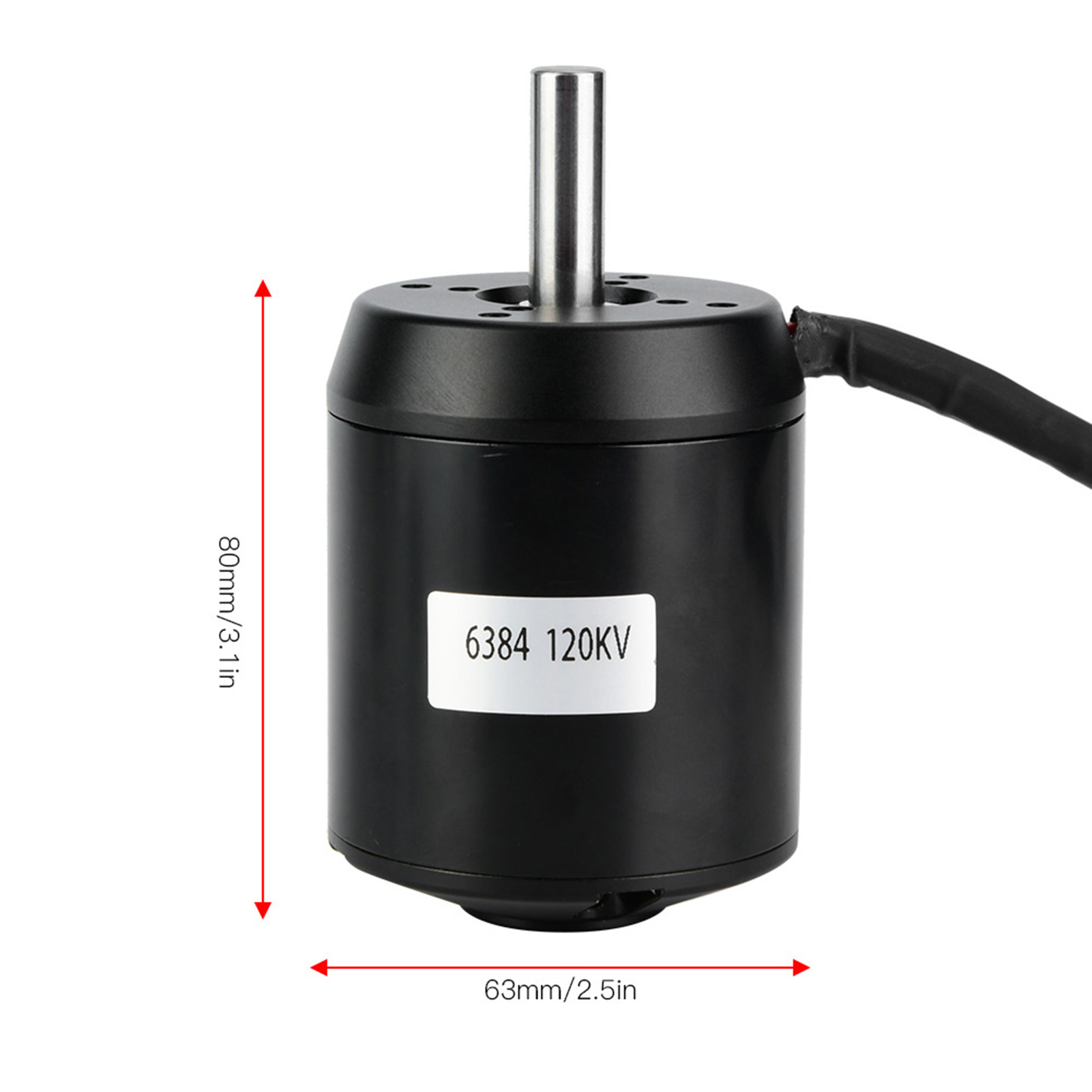 6384 120KV BLDC Outrunner Brus - 6384 Brushless Motor Sensored 评论和价格