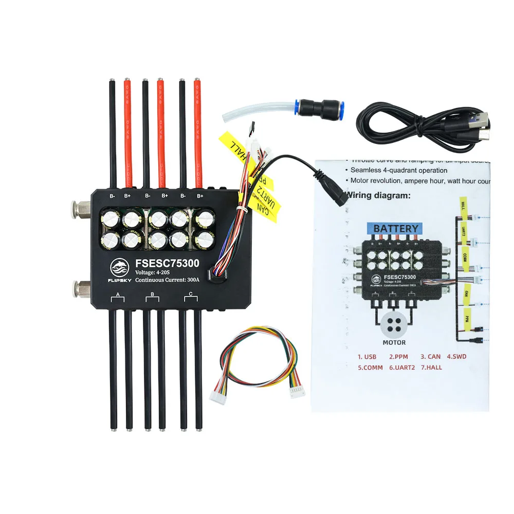 AvaCoreFlipsky Fsesc 75300 84v - Vesc 75300 High Current Esc 评论和价格