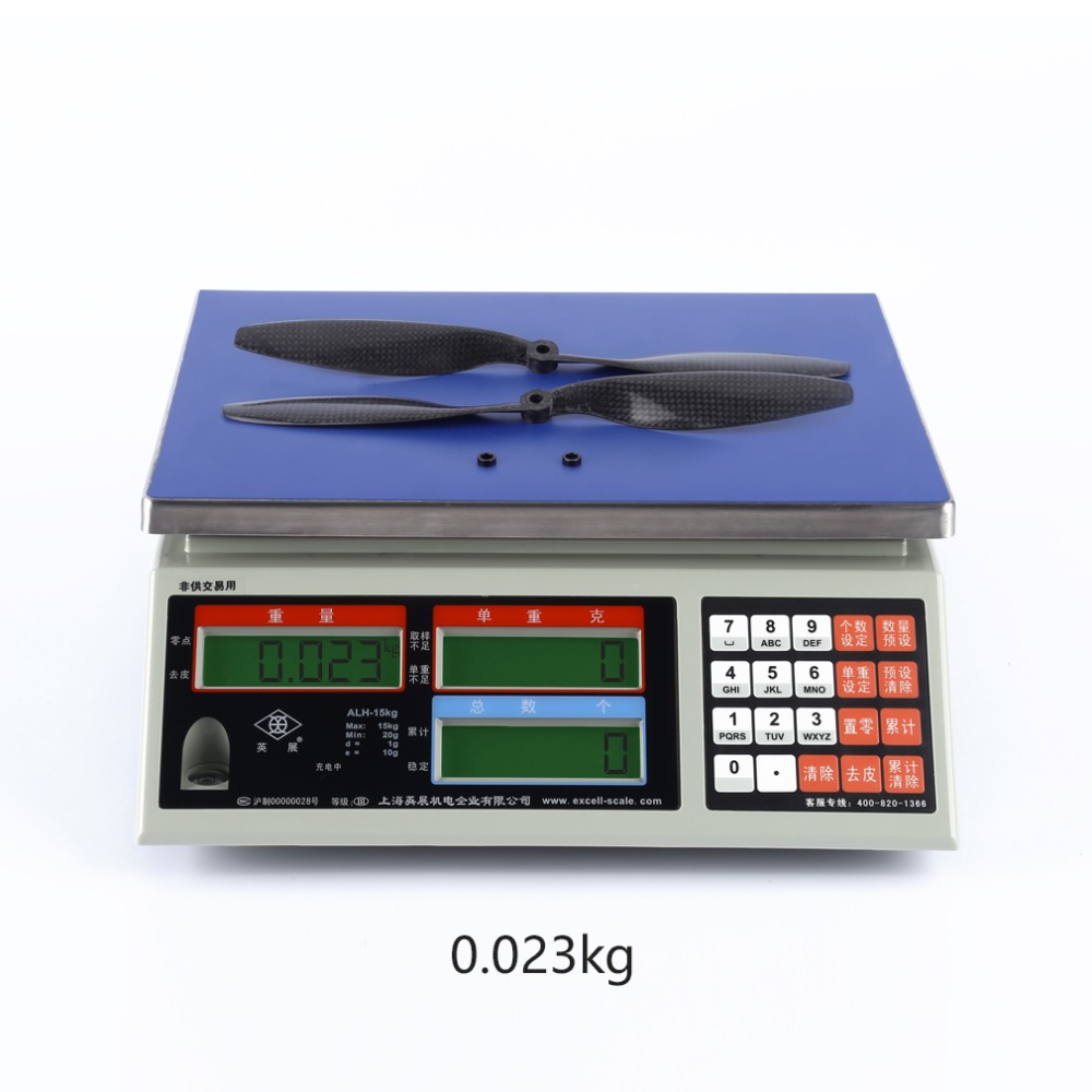 1 Pair 1045 Carbon Fiber Prope - Brushless Motor Thrust Test Stand 评论和价格